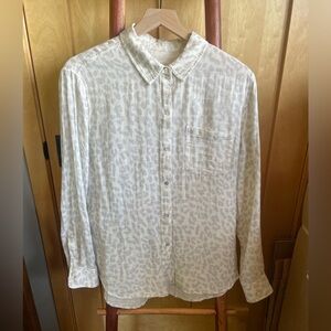 Rails Ellis Jaguar Print Button Down Shirt